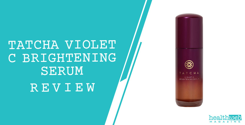 Tatcha Violet C Brightening Serum Bottle – Product Review Image