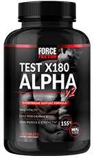 Test X180 Alpha v2 Review – Testosterone Booster Supplement Bottle