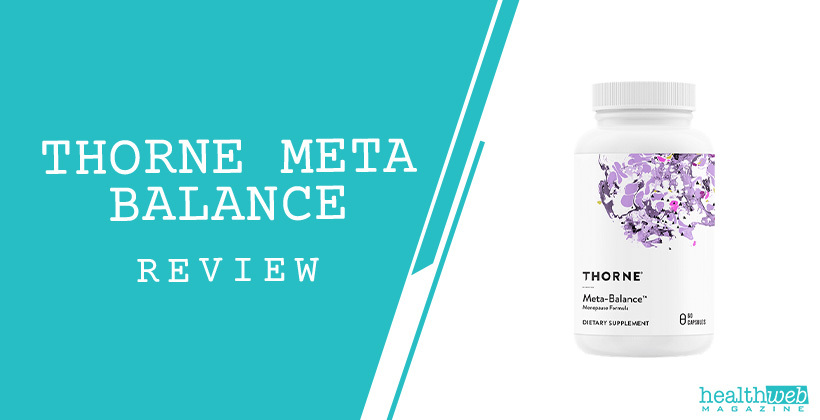 Thorne Meta Balance Review – Menopause Support Supplement Bottle