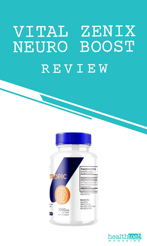 Vital Zenix Neuro Boost Review – Brain Supplement Bottle