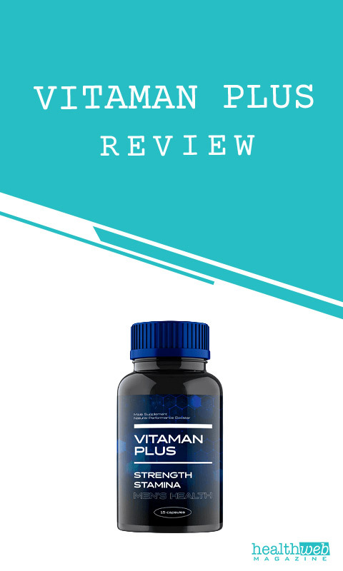 Vitaman Plus bottle: All-natural prostate health supplement