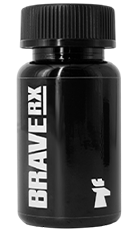 BraveRX Review – Male Performance Supplement Bottle