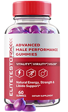 Elite Testo Rx Male Enhancement Gummies Review – Supplement Bottle Image
