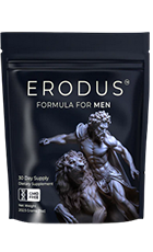 Erodus Review – Natural Male Enhancement Supplement Bottle