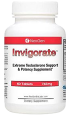 Invigorate Review – Natural Male Enhancement Supplement Bottle