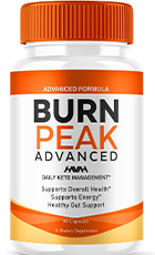 Burn Peak Review – Bottle of Burn Peak Wellness Supplement for Health & Vitality Support