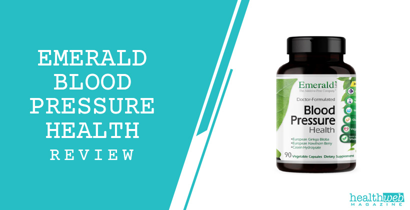 Emerald Blood Pressure Health Review – Heart Support Supplement Bottle
