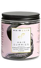 Hair Gain Gummies Review – Hair Growth Vitamin Supplement Bottle