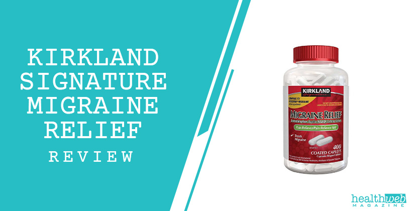 Kirkland Signature Migraine Relief Review – Headache Relief Supplement Bottle