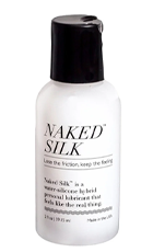 Naked Silk Review – Hybrid Water-Silicone Lubricant Bottle Image for Personal Intimacy Product