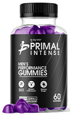 Primal Intense Gummies Review – Male Vitality, Stamina & Performance Support Supplement Bottle
