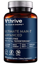 Ultimate Man-T Advanced Review – Men’s Health & Vitality Support Supplement Bottle