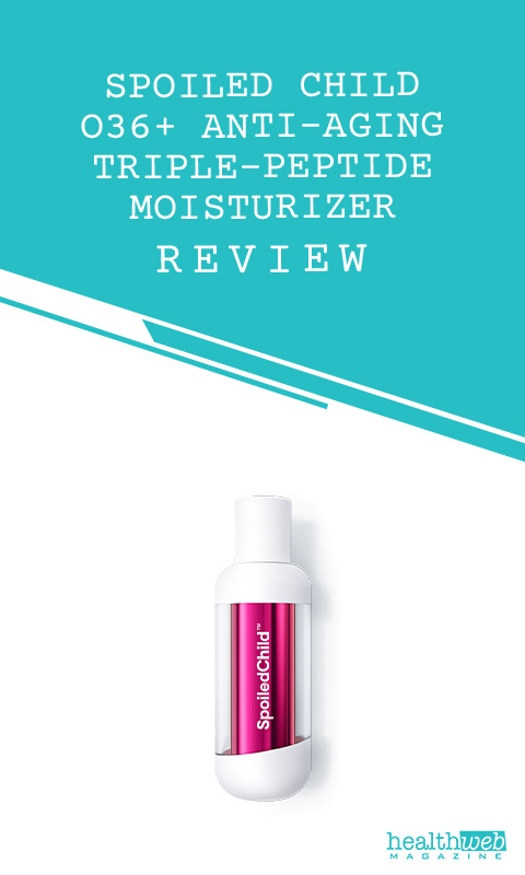 Spoiled Child O36+ Anti-Aging Triple-Peptide Moisturizer Review – Peptide Moisturizer Bottle