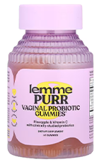 Lemme Purr Review – Lemme Purr Probiotic Vaginal Health Supplement Bottle
