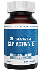 Triquetra GLP-Activate Review – GLP-1 Weight Management Supplement Bottle
