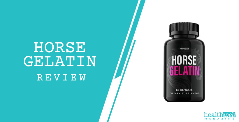 Horse Gelatin Review – Horse Gelatin Male Vitality Supplement Bottle for Energy & Stamina Support