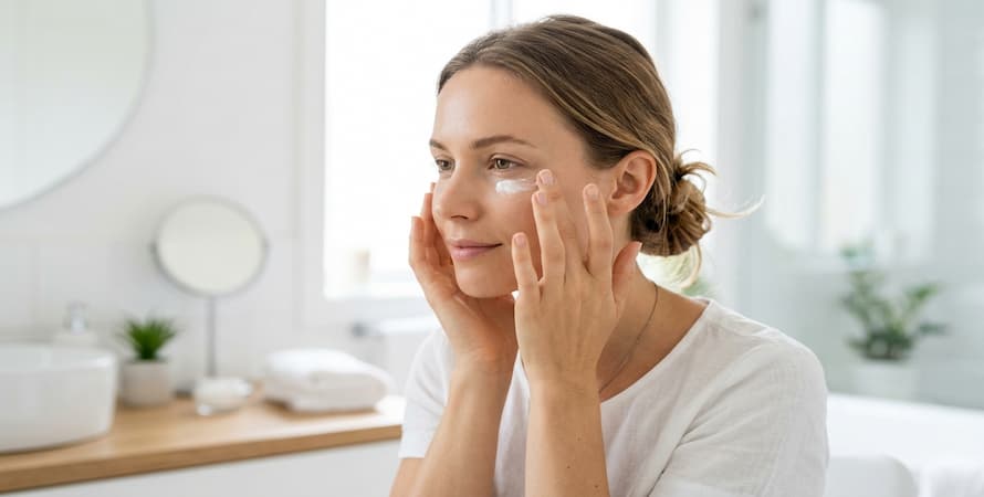 How to use hyaluronic acid and niacinamide under eye cream application guide