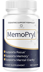 MemoPryl Review – MemoPryl Brain Health Supplement Bottle for Memory & Cognitive Support