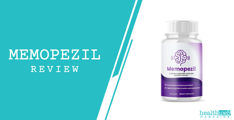Memopezil Review &ndash; Brain Health Supplement Bottle for Memory, Focus & Mental Clarity