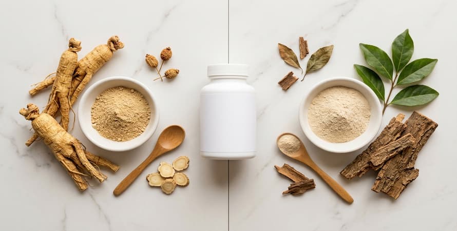 Vegan and Non-GMO Male Vitality Supplements: Panax Ginseng