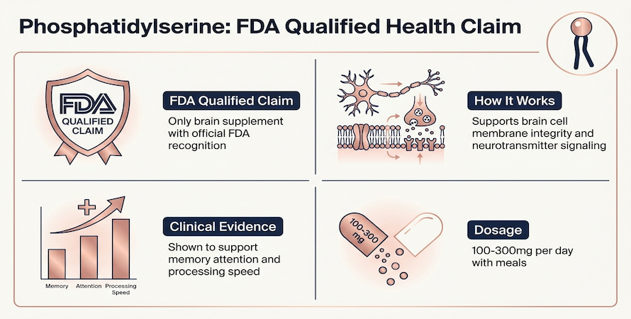Phosphatidylserine &ndash; Brain Supplement With FDA Qualified Health Claim