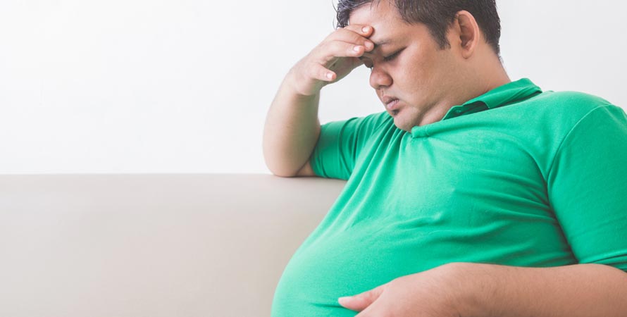 Weight gain and breast enlargement